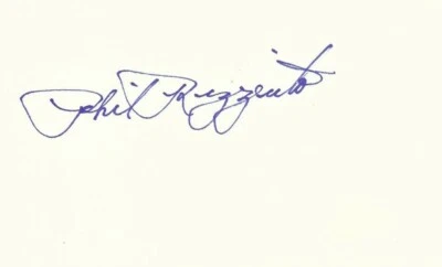 Phil Rizzuto Signed Autographed Index Card New York Yankees JSA II35663 - Image 1 of 2