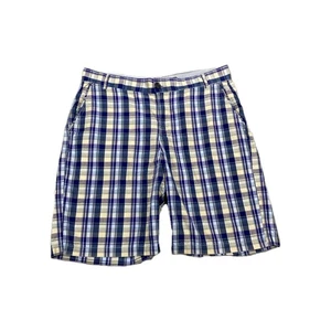 Canterbury of New Zealand Bermuda Shorts Mens 36 Multicolor Plaid Versatile - Picture 1 of 7