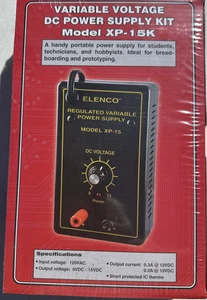 Elenco XP-15K Variable Power Supply Kit - NEW/SEAELED - Picture 1 of 1