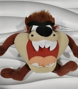 Vintage 1998 Taz Tazmanian Devil Warner Bros Looney Tunes Ace Plush Stuffed Anim - Picture 1 of 16