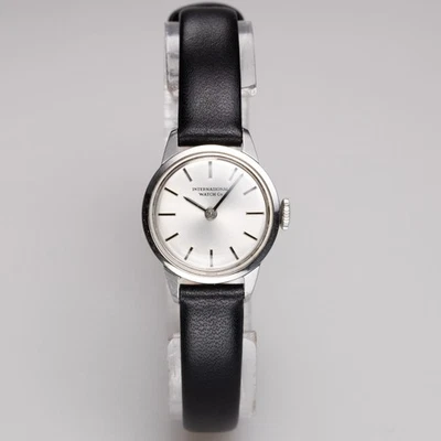 Mini reloj IWC para mujer vintage manual plateado cóctel 20 mm Foto 1 de 4