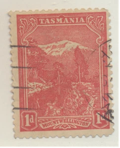 Francobollo Tasmania Scott #87, usato - Foto 1 di 1