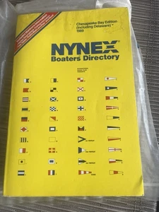 Nynex Boaters Directory - Chesapeake Bay Edition (u.a. Delaware) 1989 - Bild 1 von 5