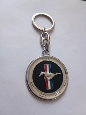 Porte-clés Automobile FORD MUSTANG GT sans Garage Keychain Vintage 90' - Photo 1/2
