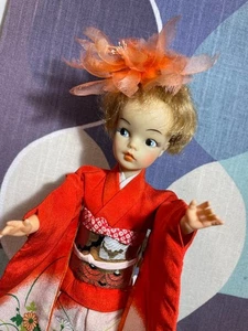 Vintage Pose'n Tammy Puppe mit Original Kimono & Obi - seltene Frisur! - Bild 1 von 20