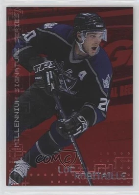 1999 ITG Be A Player Millennium Signature Series Ruby /1000 Luc Robitaille HOF - Image 1 of 2