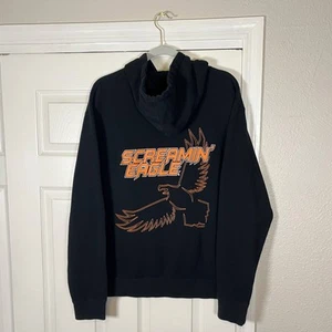 Vintage Harley-Davidson Screamin Eagle Mens XL Hoodie Sweatshirt Biker - Picture 1 of 15