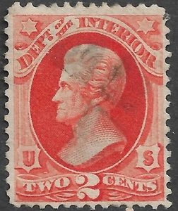 United States #O16 2c. Interior Official Used XF - Picture 1 of 2