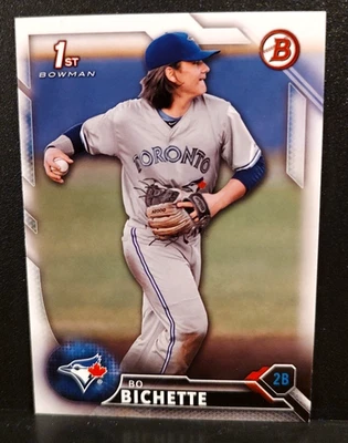 BO BICHETTE ROOKIE 2016 Bowman Draft BD-74 RC Foto 1 de 3