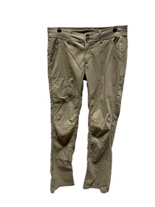Pantalón recto prAna Halle beige tostado mujer talla 8 - Imagen 1 de 8