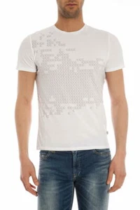 Cerruti Men's White Sweatshirt T-Shirt 410878004550 1 pcs S MAKE OFFER - Picture 1 of 8