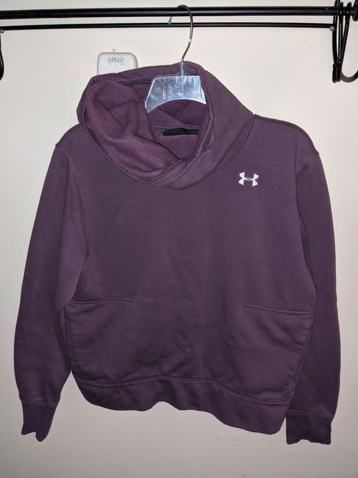 Pullover Cowl Neck Hoodie Size 