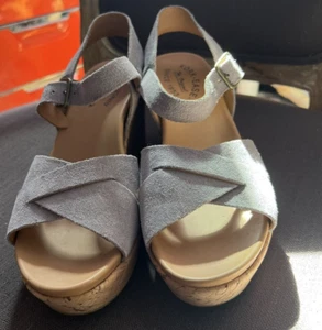 kork ease 7 Wedge grau, neu, Comfort, Gr. 7 - Bild 1 von 6