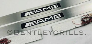 Mercedes SL R230 Illuminated Sill Kick Plates AMG, MERCEDES BENZ - Picture 1 of 4