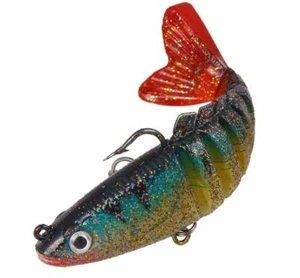 3 Stück Soft Angelköder Köder Jigkopf Haken Swimbait Wobbler Angeln Salzwasser - Bild 1 von 9