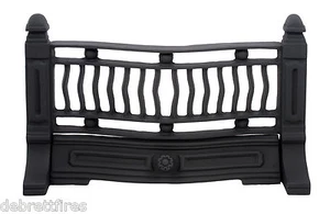 Victorian / Georgian Fire Front Bar Fret Fender Black B1 Cast Iron Coal - Picture 1 of 1