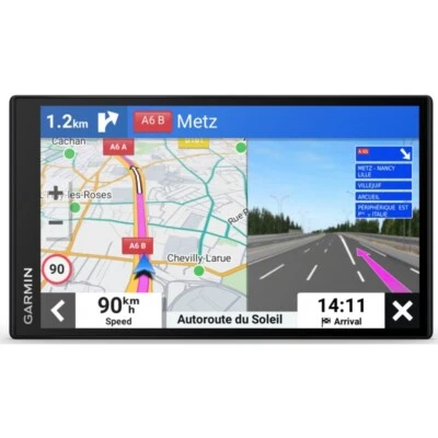 Garmin Drivesmart 76 MT-D EU Navigationsgerät WLAN Bluetooth microSD schwarz - Bild 1 von 4