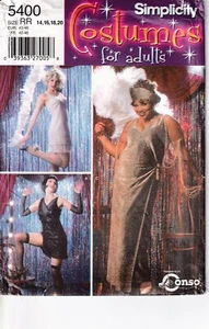 Simplicity 5400 Dance Costume Sewing Pattern Dress Size 14 16 18 20 - Picture 1 of 4
