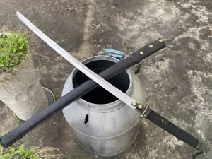 Espada militar japonesa suboficial samurai katana signo número hoja funda de óxido - Imagen 1 de 13