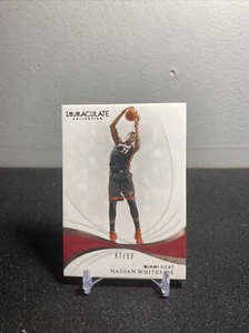 2018-19 Panini Immaculate /99 Hassan Whiteside #50 - Picture 1 of 2
