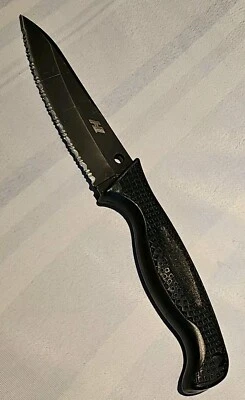 Spyderco SEKI-CITY Serrated Edge Black H1 free shipping  - Image 1 of 4