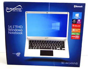 "NUEVO Supersonic SC-4414WNG 14.1" Windows Notebook Falta adaptador ¡LEER!!¡! - Imagen 1 de 7