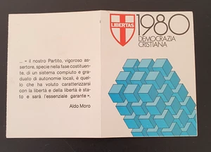 Tessera politica Partito Democrazia Cristiana Libertas Anno 1980 - Picture 1 of 2