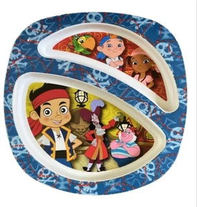 Jake And The Neverland Pirates Melamine Divided Plate The First Years Child Kids - Picture 1 of 8