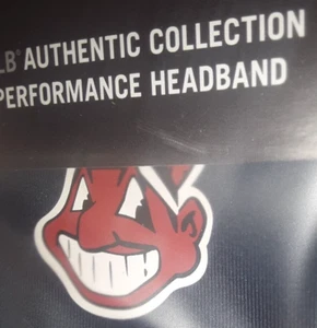 CLEVELAND INDIANS GUARDIANS HELMET HAT HEADBAND CHIEF WAHOO MLB BASEBALL M L XL - Picture 1 of 8