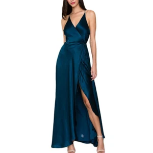 Yumi Kim Mujer Antiguo Azul Prisa Hora Vestido Largo #DR1478 Nwt - Imagen 1 de 9