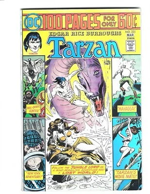 Tarzan  #235 DC 1975 Flat tight and glossy VF/VF- Beauty! 100 Pg. Giant Combine - Image 1 of 2