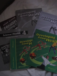 6 PC. SET ABEKA HEALTH 4--DEVELOPING GOOD HEALTH- CURRENT EDITION - COMPLETE SET - Bild 1 von 5