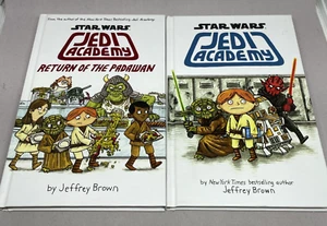 LOT 2 Jedi Academy & Return of the Padawan Books Jeffrey Brown 2014 Middle Grade - Picture 1 of 13