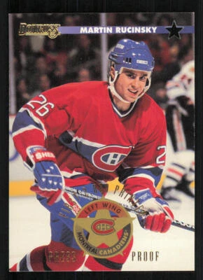 1996-97 Donruss Press Proofs #123 Martin Rucinsky *#/2000 - Image 1 of 2