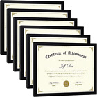 Rama dokumentów Happyhapi, drewniana rama certyfikatu 8,5 x 11 wielopak, dyplom Fr