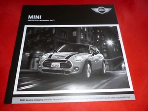 MINI Hatch F56 3 puertas Cooper Cooper Cooper S Cooper D lista de precios lista de precios de 2013 - Imagen 1 de 1