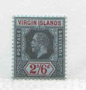 British Virgin Islands KGV 1913 2/6d mint o.g. hinged - Picture 1 of 1