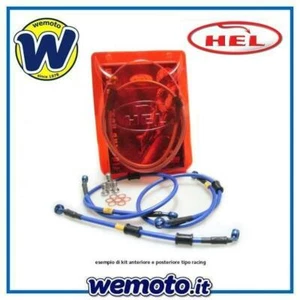 KIT SPORTING TUBI FRENO IN TRECCIA - HONDA XL 650 V TRANSALP 00-02 - VARI COLORI - Foto 1 di 1