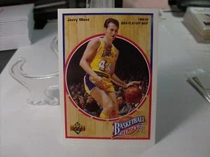 1991-92 Upper Deck Basketball Heroes: Jerry West #3 - Los Angeles Lakers 91-506 - Picture 1 of 2