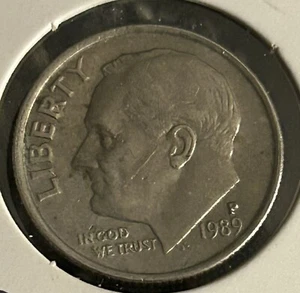 1989 P ROOSEVELT DIME ERRORS (#12) - Picture 1 of 4