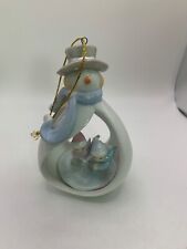 Avon Snowman Collectible Porcelain Ornament (4 1/2" x 3") in original box