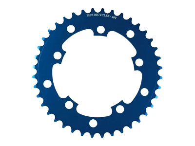MCS 110BCD 5 Hole Chainrings 42T Blue - Image 1 of 3