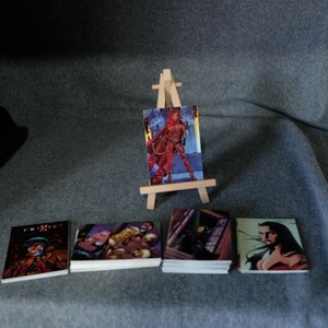 Crimson Dynamic Forces Complete Base Set Of 90 Trading Cards 2001 with wildstorm