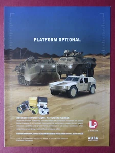 9/2009 PUB L3 ADVANCED INFRARED SIGHTS FOR GROUND COMBAT US ARMY ORIGINAL AD - Imagen 1 de 1