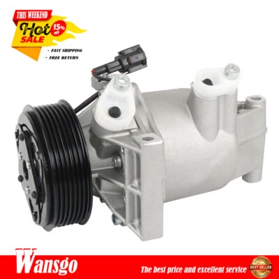 AC Compressor W/Clutch Fit For Nissan Versa Note 1.6L 2014 2015-2017 CO29099C - Image 1 of 4