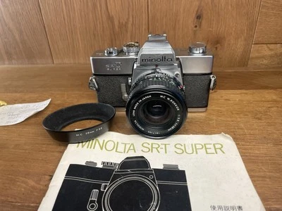 *Near Mint ++* Minolta SRT Super ( SRT 102 ) Film Camera MC Rokkor 28mm Lens /JP - Image 1 of 4