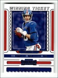 Boleto ganador Panini Contenders 2019 #6 Eli Manning - Imagen 1 de 2