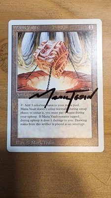 Mana Vault Revised Edition Regular - SIGNED by Artist - Image 1 of 2