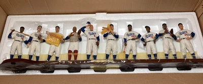 Juego de 10 estatuillas Danbury Mint 1955 Brooklyn Dodgers Jackie Robinson, Duke Snider Foto 1 de 4