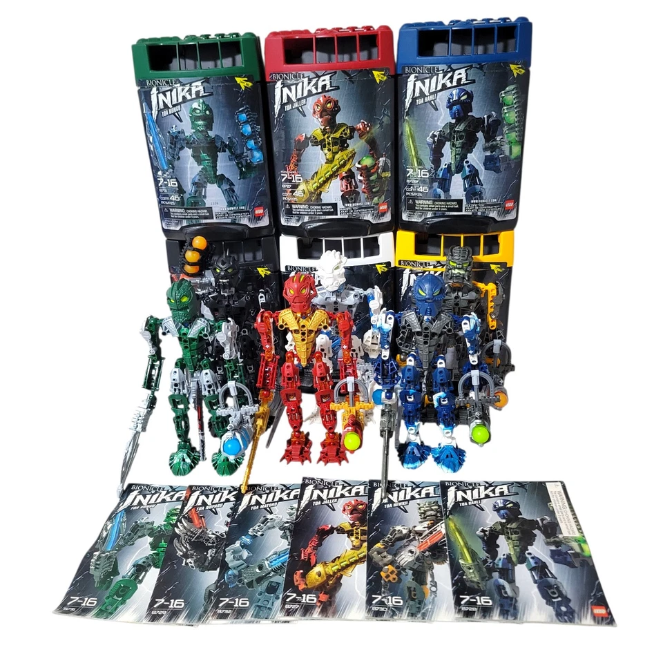 LEGO Lote Bionicle Colección Toa Inika 06 con Botes, Manuales y Esferas Zamor  Foto 1 de 4